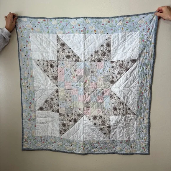 Hand Stitched Baby Quilt - Picture 3 of 12